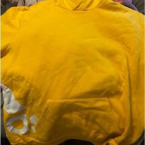 Yellow adidas hoodie